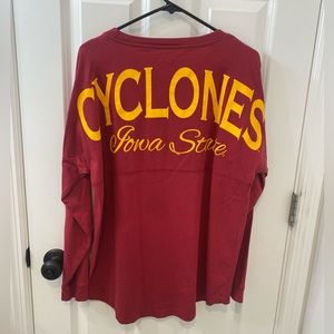Iowa State Cyclones oversized long sleeved t-shirt